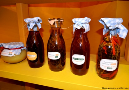 Nadia Mikushova. Herbal aroma oil exposition at the Germany EXPO Milano 2015 pavilion.1.a
